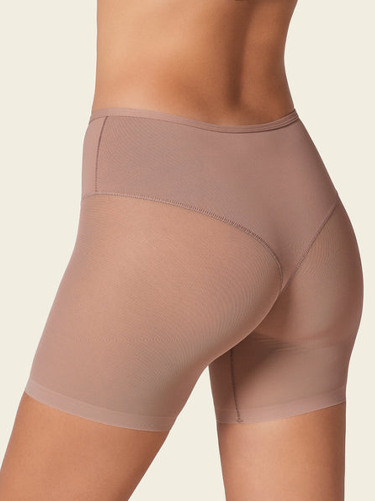 Seamless Undetectable Sheer Shaper Shorts Thong Anti-Chafing Mesh Shapewear Shorts  - By Qivii