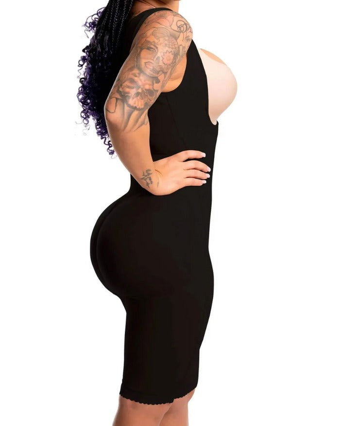 Shapshe® Open Bust Shapewear Tummy Control Butt Enhancer Body Shaper Fajas  - By Qivii