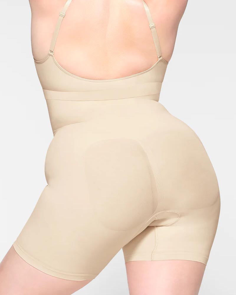 Seamless Slip High Waisted Slimming Tummy Control Shapewear Shorts  - By Qivii