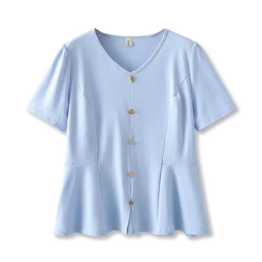 Eden V-Neck Design Blouse