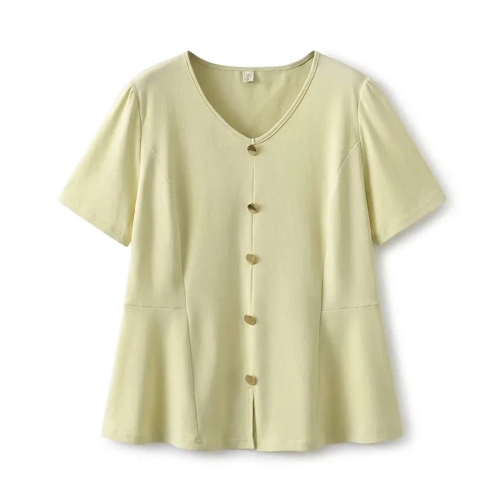 Eden V-Neck Design Blouse