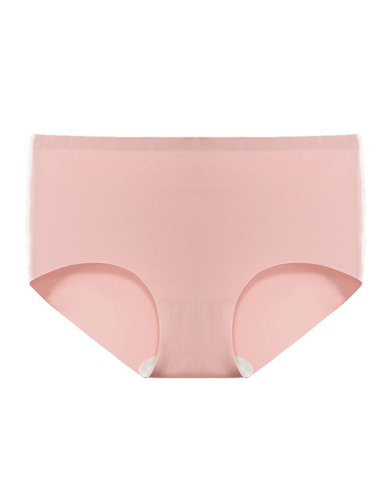 Seamless Mid-waist Stretch Antibacterial Skin-Friendly Underwear  - By Qivii