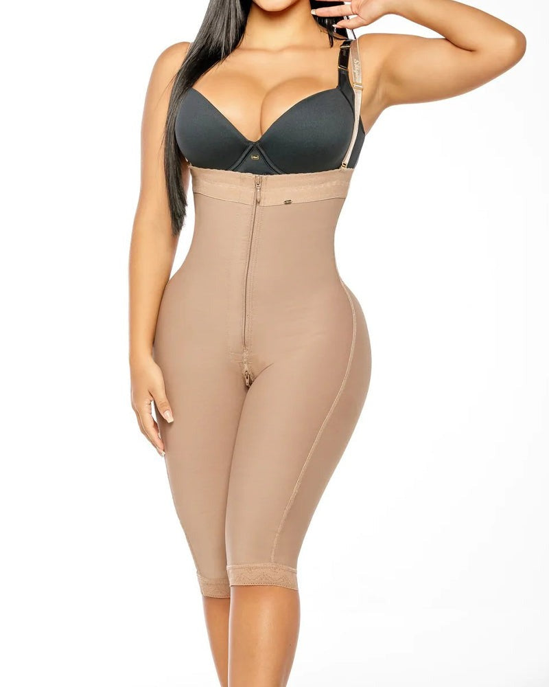 Shapshe® Slimming Thigh High Waist Shorts Body Shaper With Zipper  - By Qivii