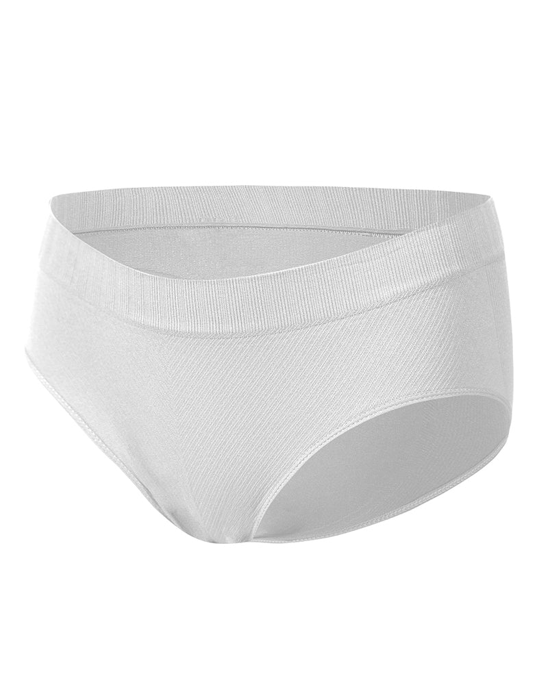 Women’s Solid Hip-Lifting Pure Cotton Slimming Briefs Seamless Low Waist Underwear  - By Qivii