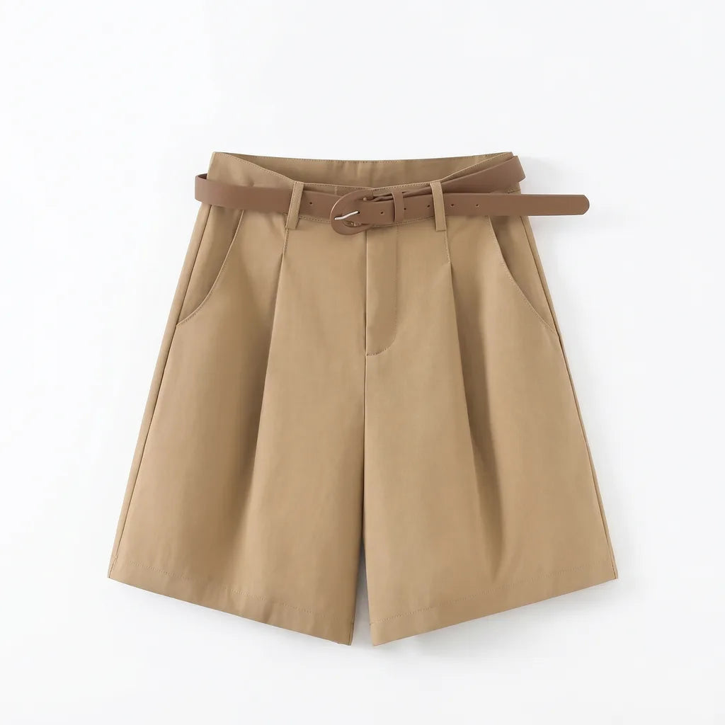 Elara High-Waist Cargo Shorts