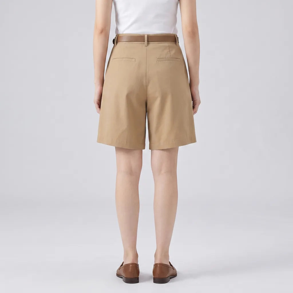 Elara High-Waist Cargo Shorts