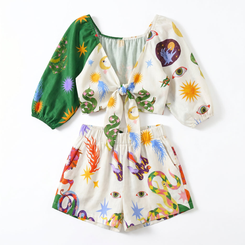 Elena Cotton Linen Set