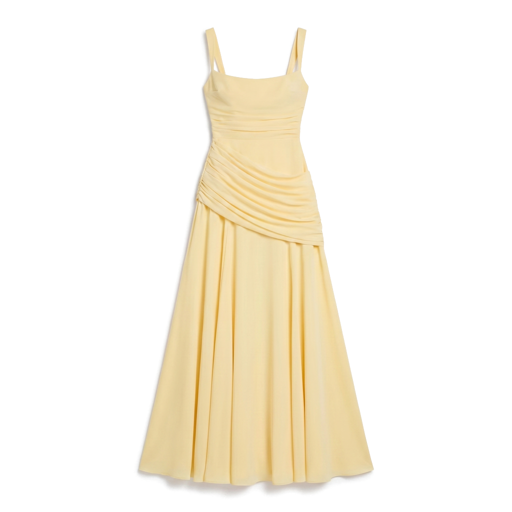 Elena Ruched Maxi Dress