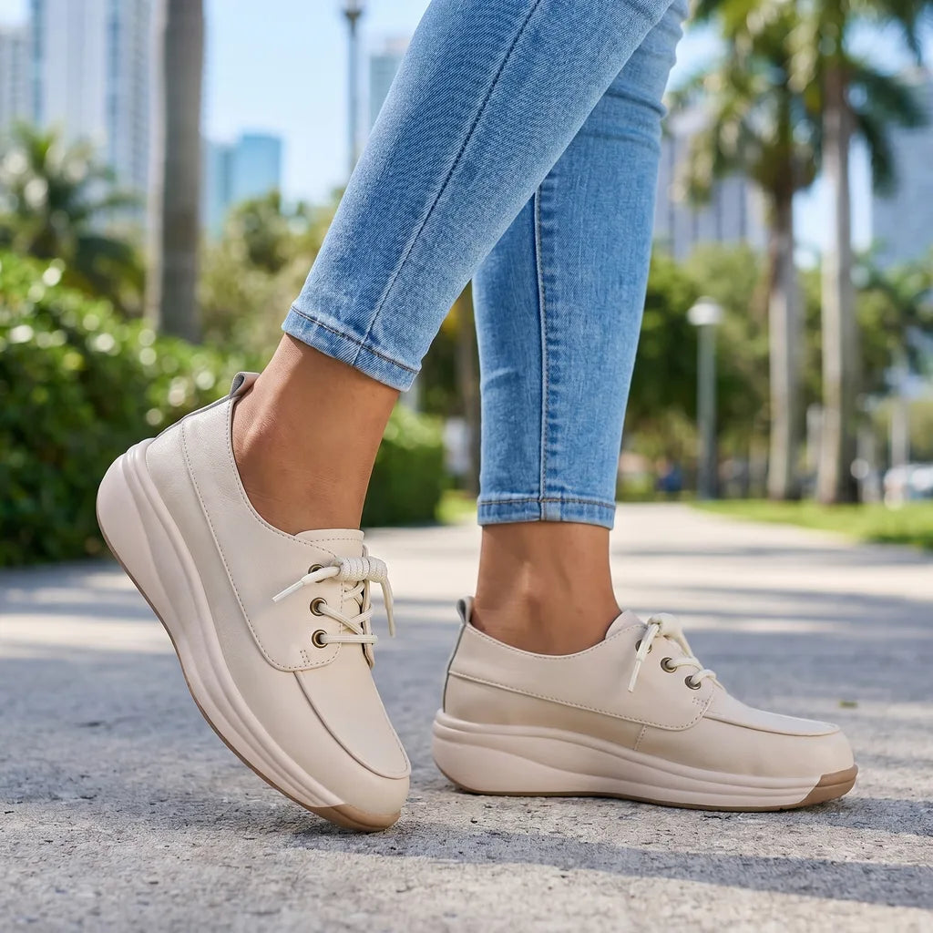 Eliza Wedge Slip-On Flats