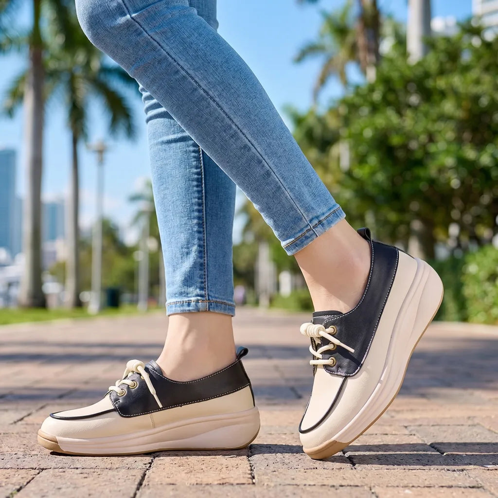 Eliza Wedge Slip-On Flats