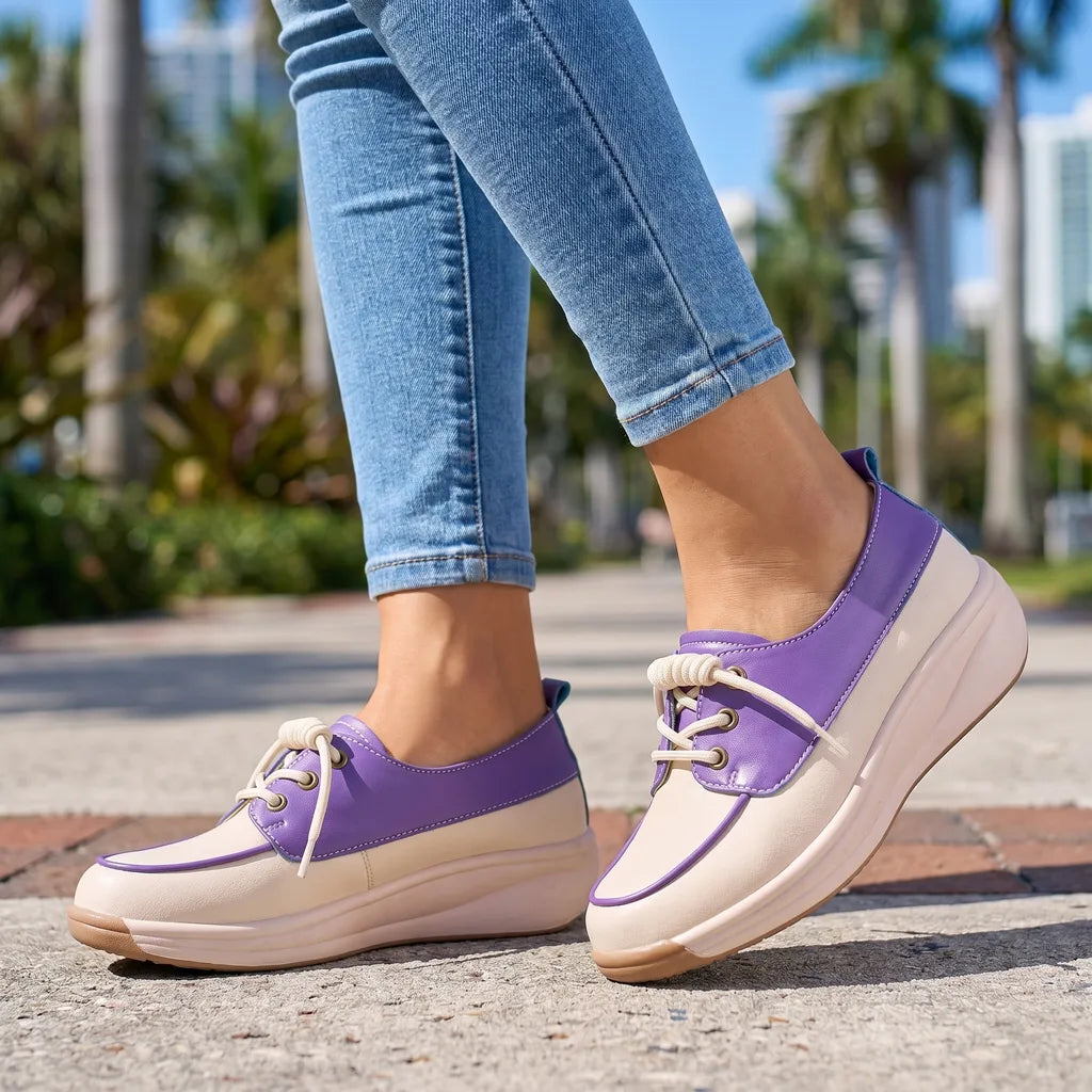 Eliza Wedge Slip-On Flats