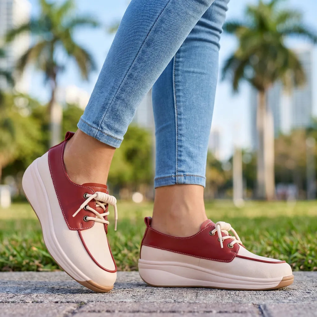 Eliza Wedge Slip-On Flats
