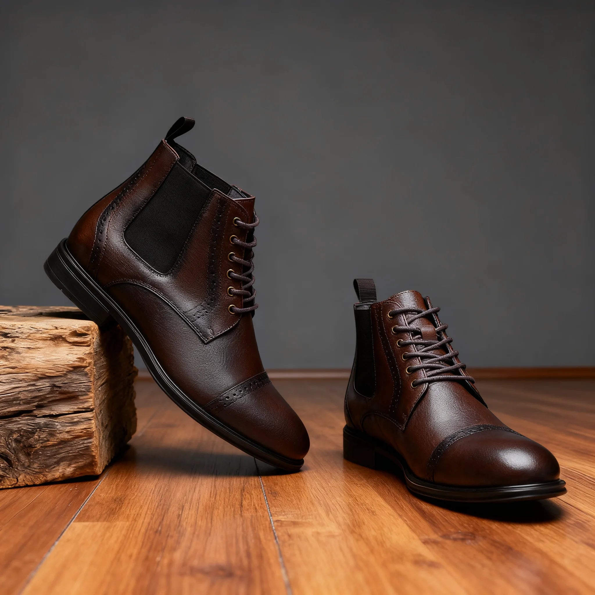 Ellington | Men's Fall Leather Brown Boots