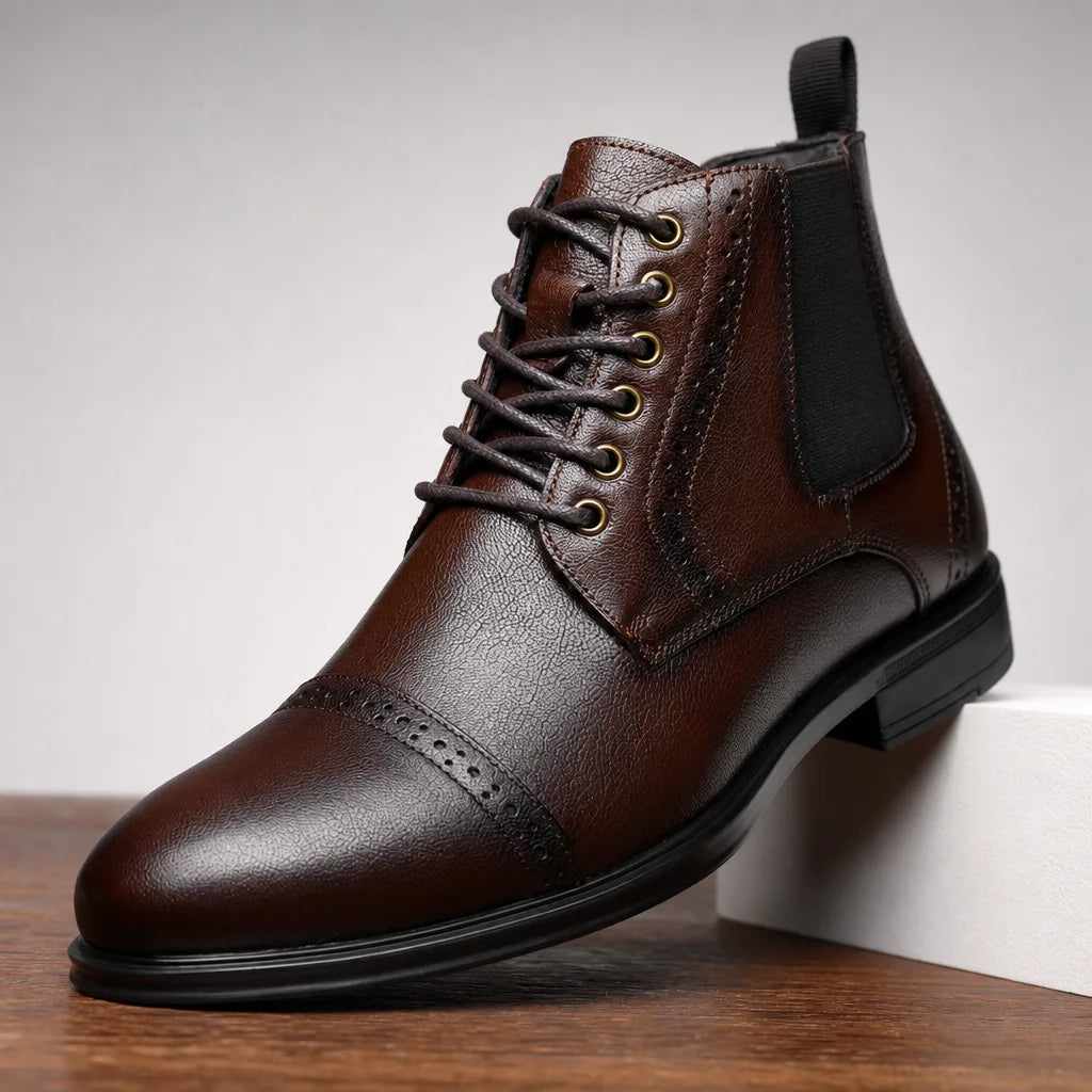 Ellington | Men's Fall Leather Brown Boots