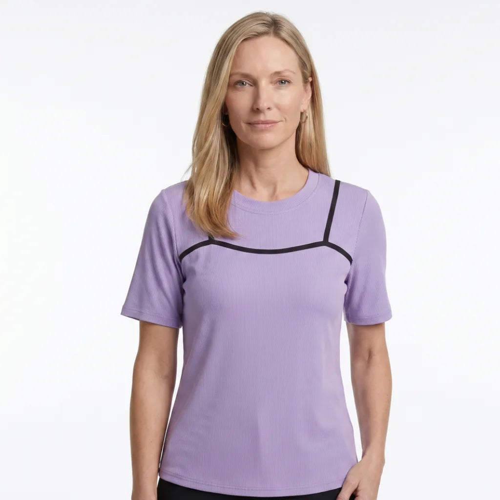 Elyse Ribbed Layered T-Shirt