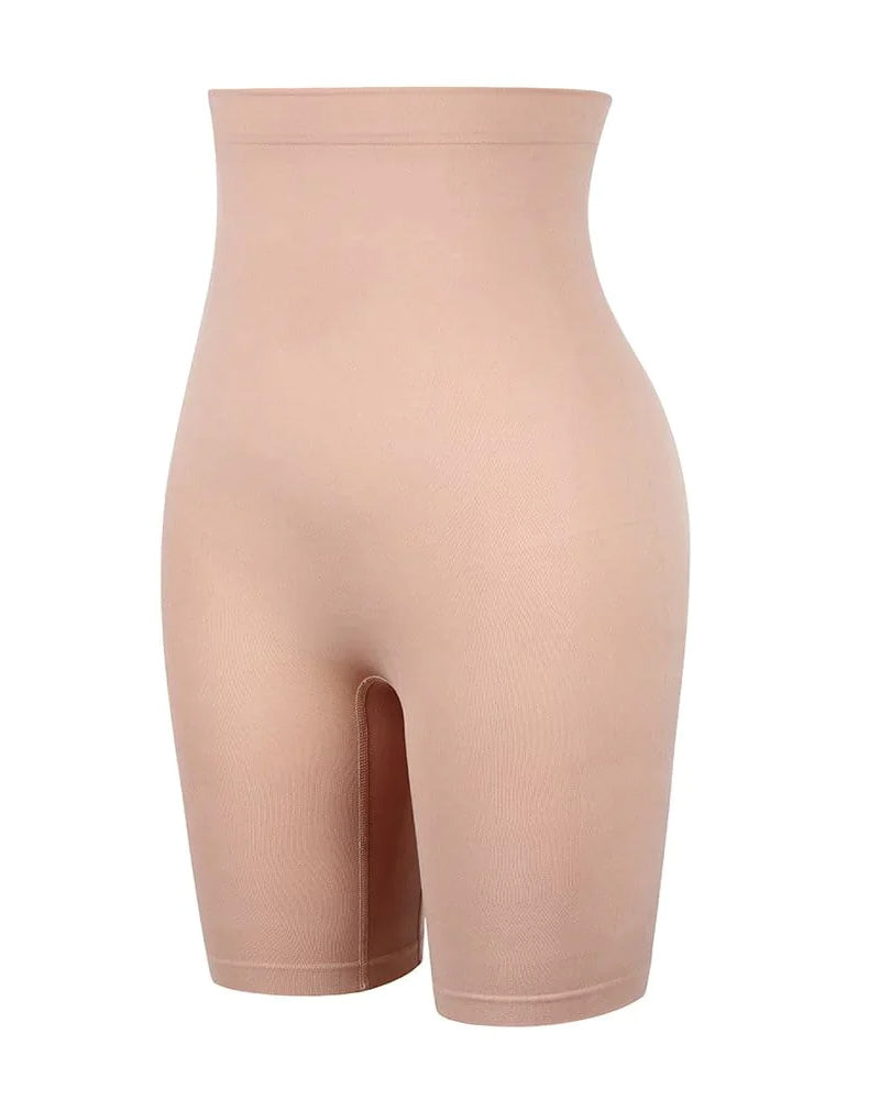 Seamless Core Control High Rise Stretch Thigh Sculpting Shapewear Shorts  - By Qivii