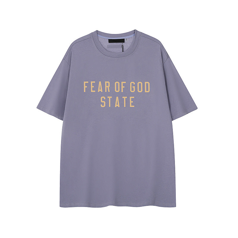 FW24 STATE T-Shirt / Shorts / Set - Purple  - By Qivii