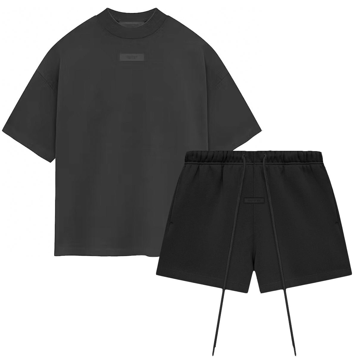 SS24 T-Shirt / Shorts / Set - Black  - By Qivii