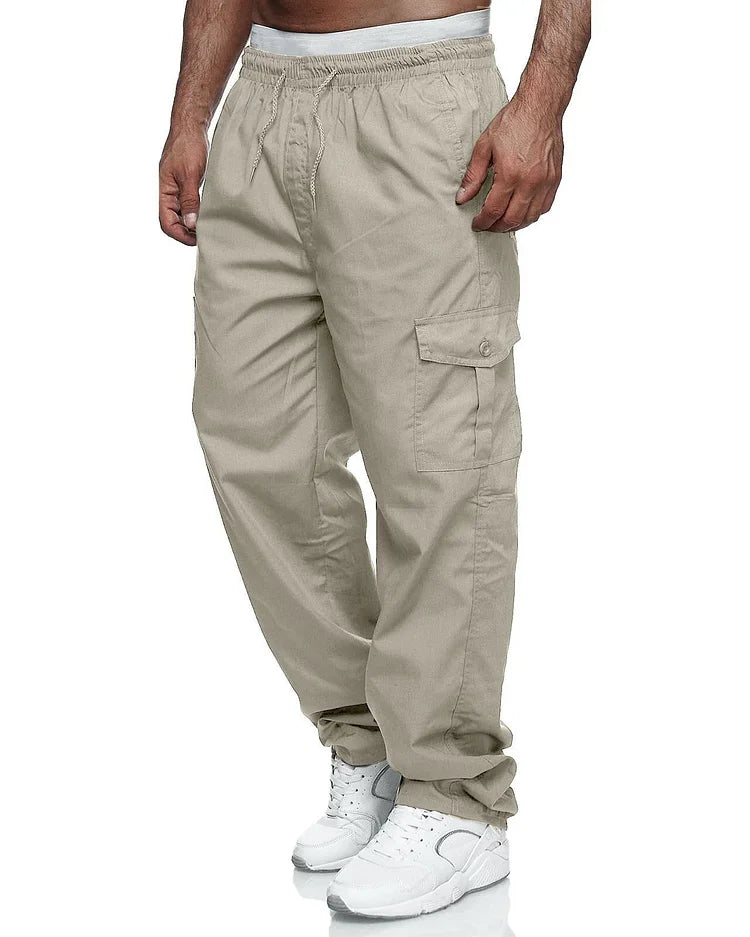 Alexander - Heren cargo broeken, casual fit  - By Qivii