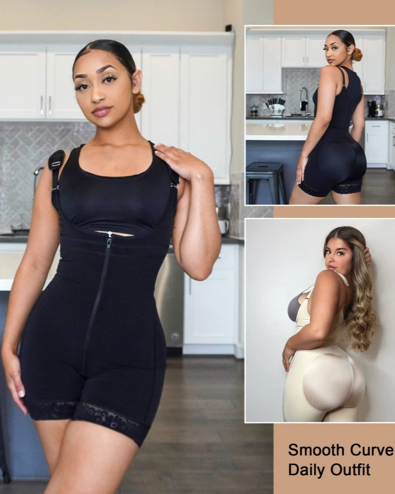 Shapshe® Slim Fajas Adjustable Straps Tummy Control Butt Lifter Shapewear  - By Qivii