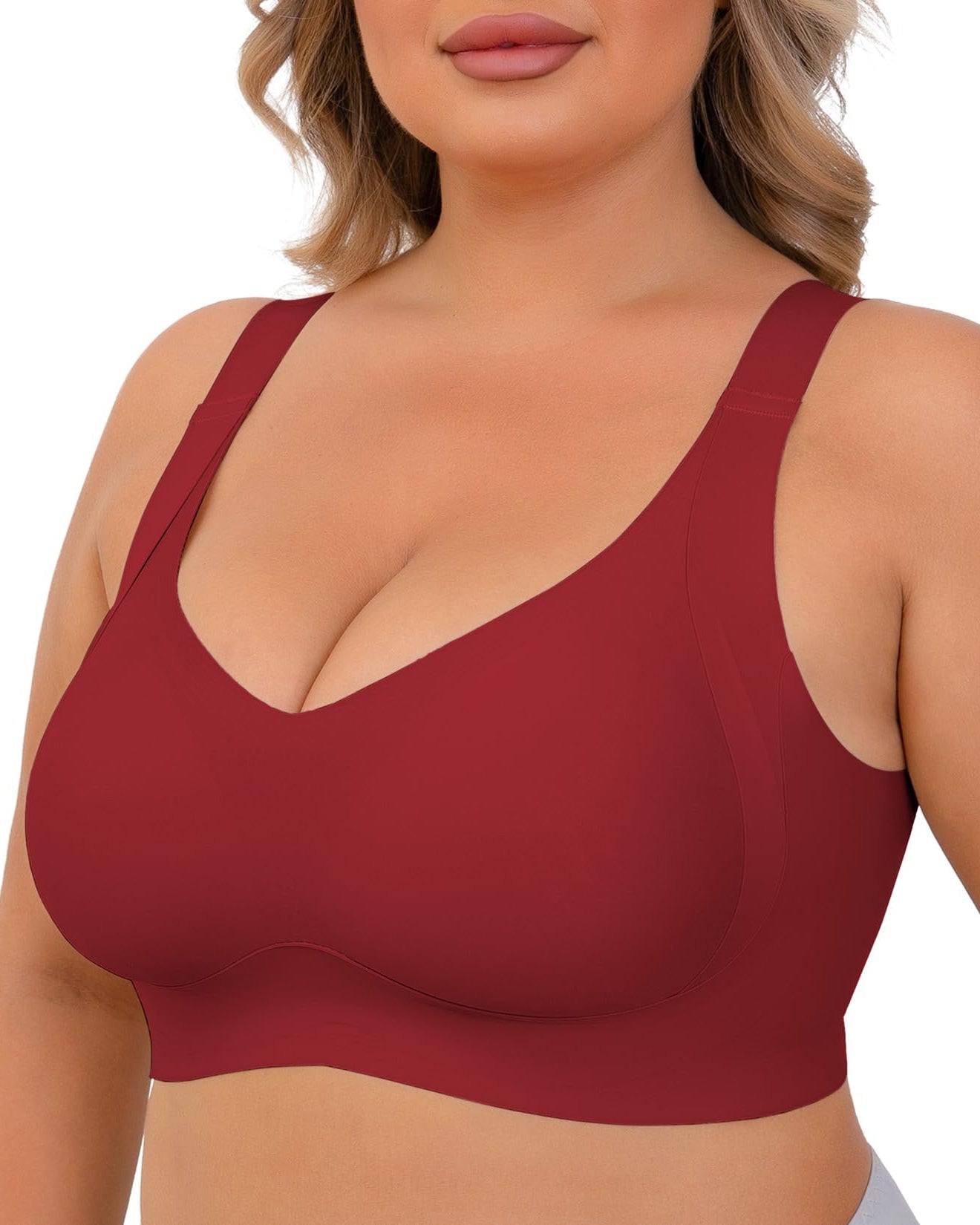 Daily Comfort Wireless Shaper Bra Smooth Full Coverage Support Bra  - By Qivii