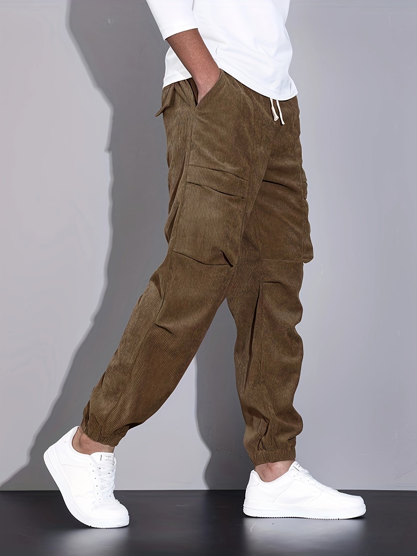 Rossi Roma | CORDUROY CARGO BROEK  - By Qivii