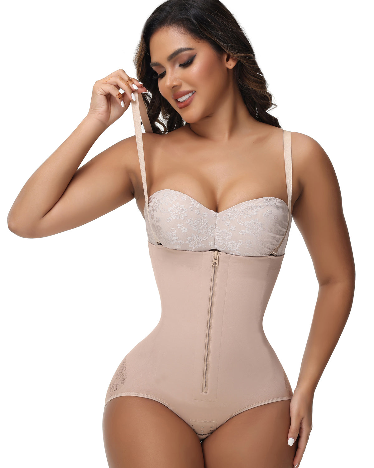 Shapshe® High Compression Butt Lift Zipper Shapewear Shorts Tummy Control Fajas Shorts  - By Qivii