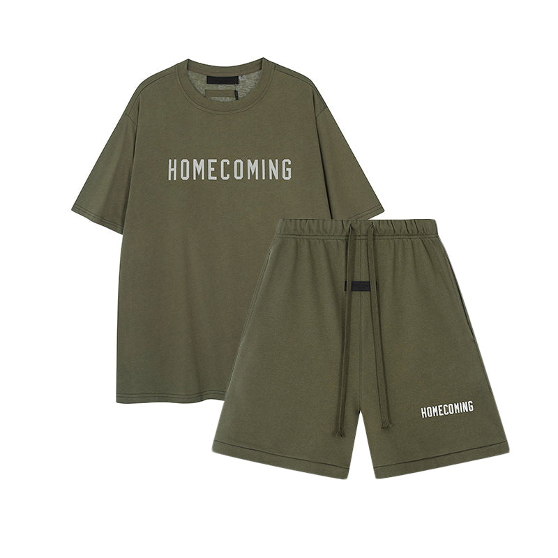 Homecoming T-Shirt / Shorts / Set - Turquoise  - By Qivii