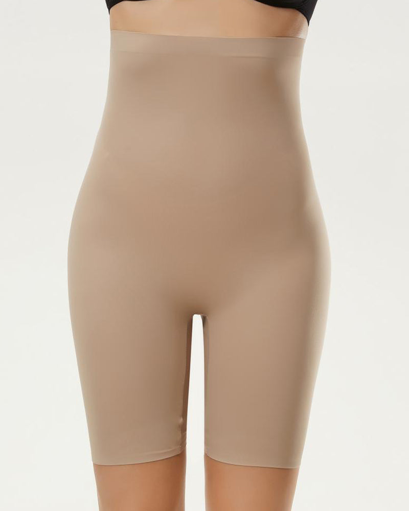 Smooth High Waisted Tummy Control Shapewear Shorts Slimming Breathable Boxer Panties  - By Qivii