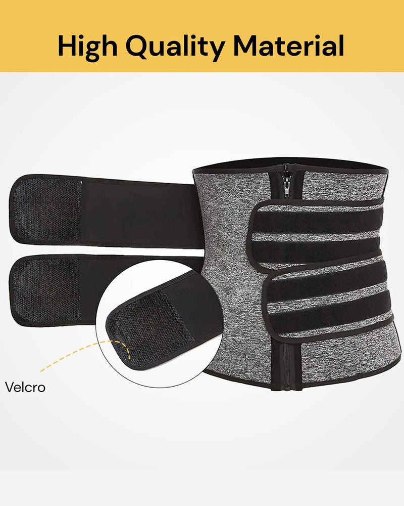 Neoprene Sweat Waist Trainer Corset Trimmer Shaper Belt for Women  - By Qivii