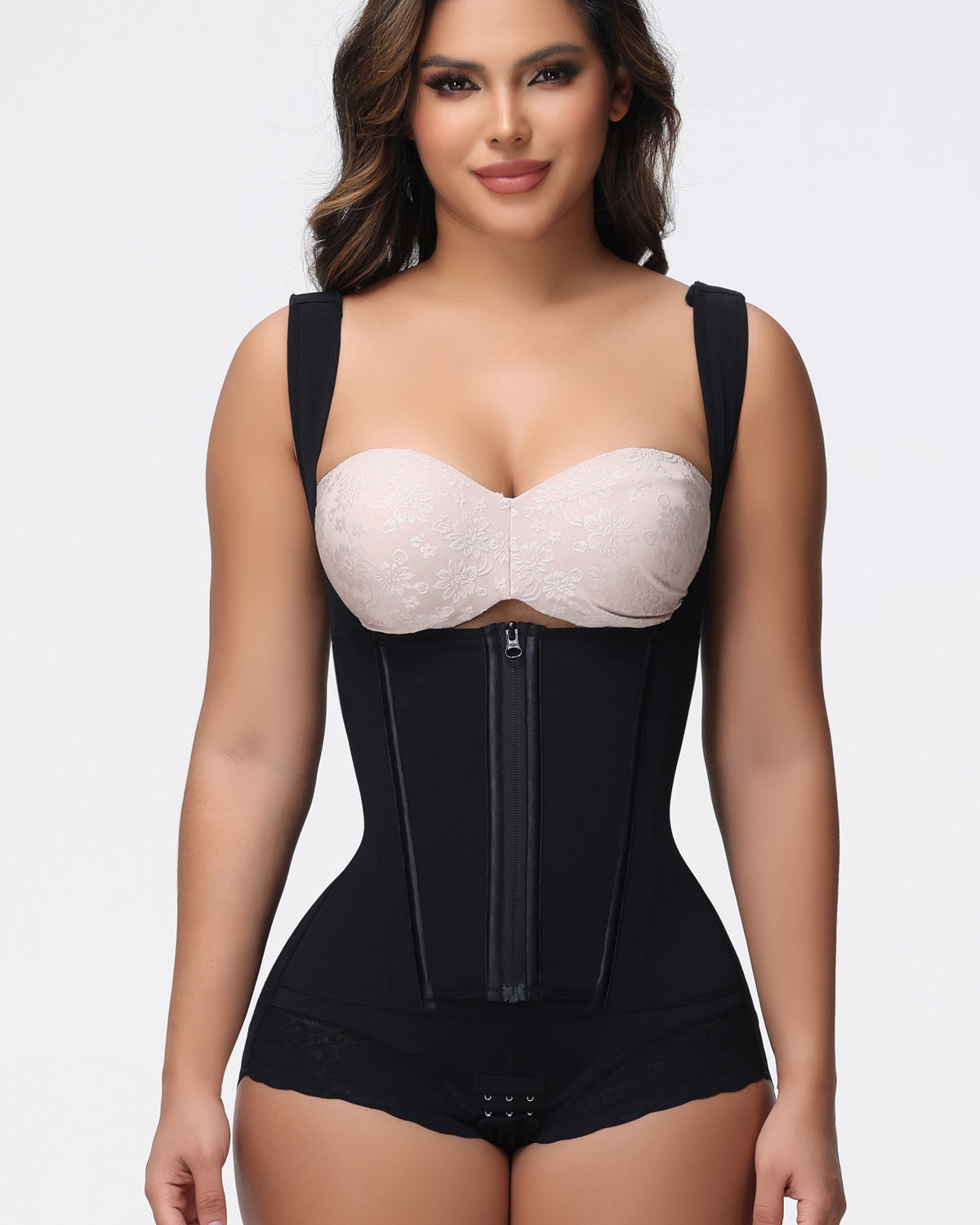 Shapshe® 2 In 1 Corset Shapewear Tummy Control Open Bust Fajas Colombianas  - By Qivii
