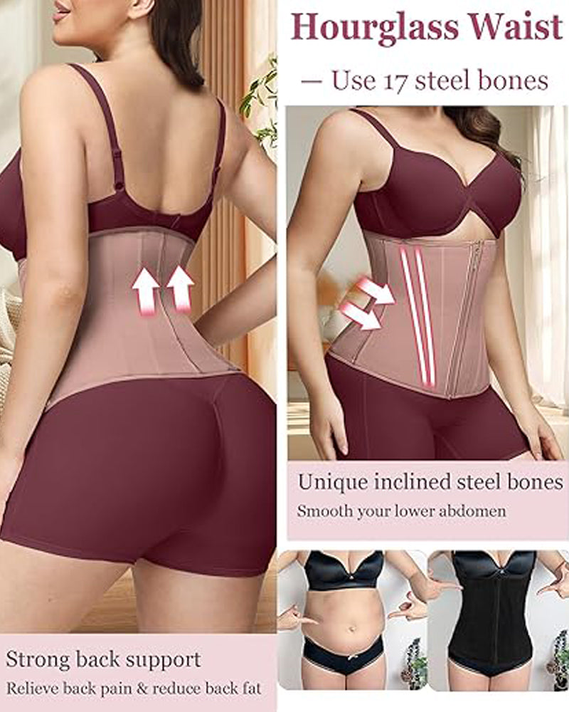 Shapshe® Zip & Breasted Body Shaper Tank Top Waist Trainer  - By Qivii