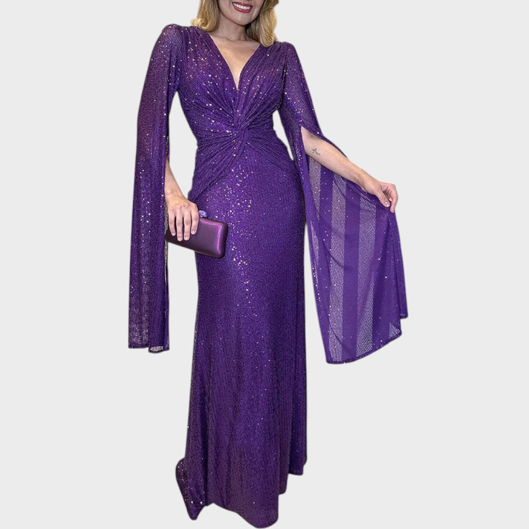 Nerma - Maxi Robe Brillante  - By Qivii