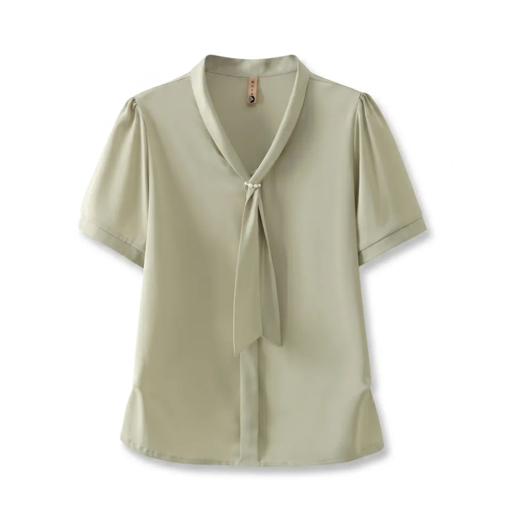 Florence Scarf Collar Blouse