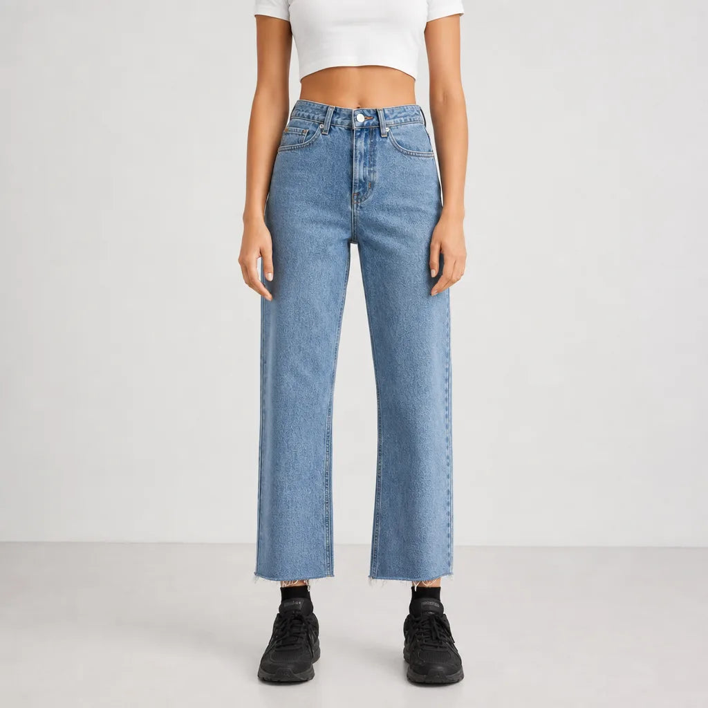 Frances | Womens Mom Jeans Baggy Wide Leg