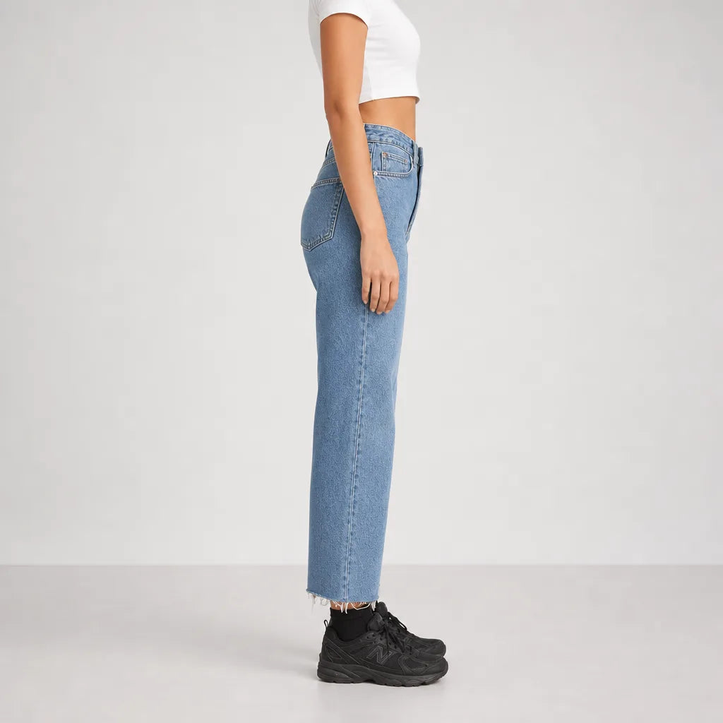 Frances | Womens Mom Jeans Baggy Wide Leg