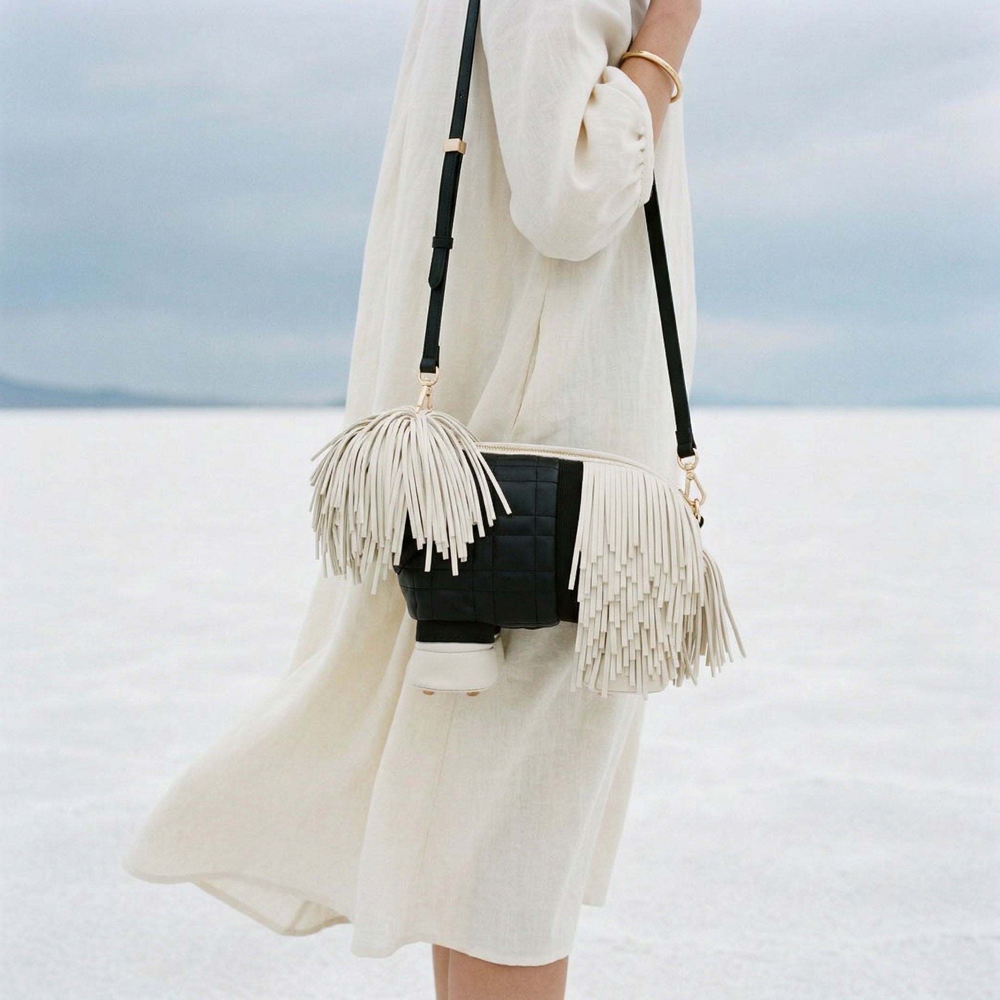 Fringe Pup Couture Bag  - By Qivii