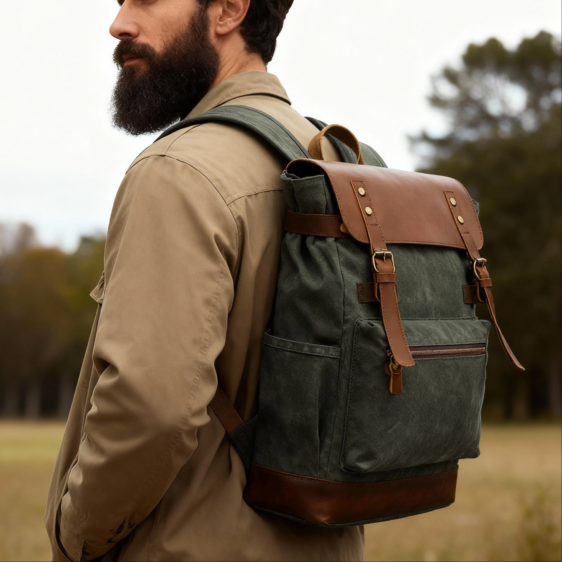 Mustang '05 Canvas Backpack