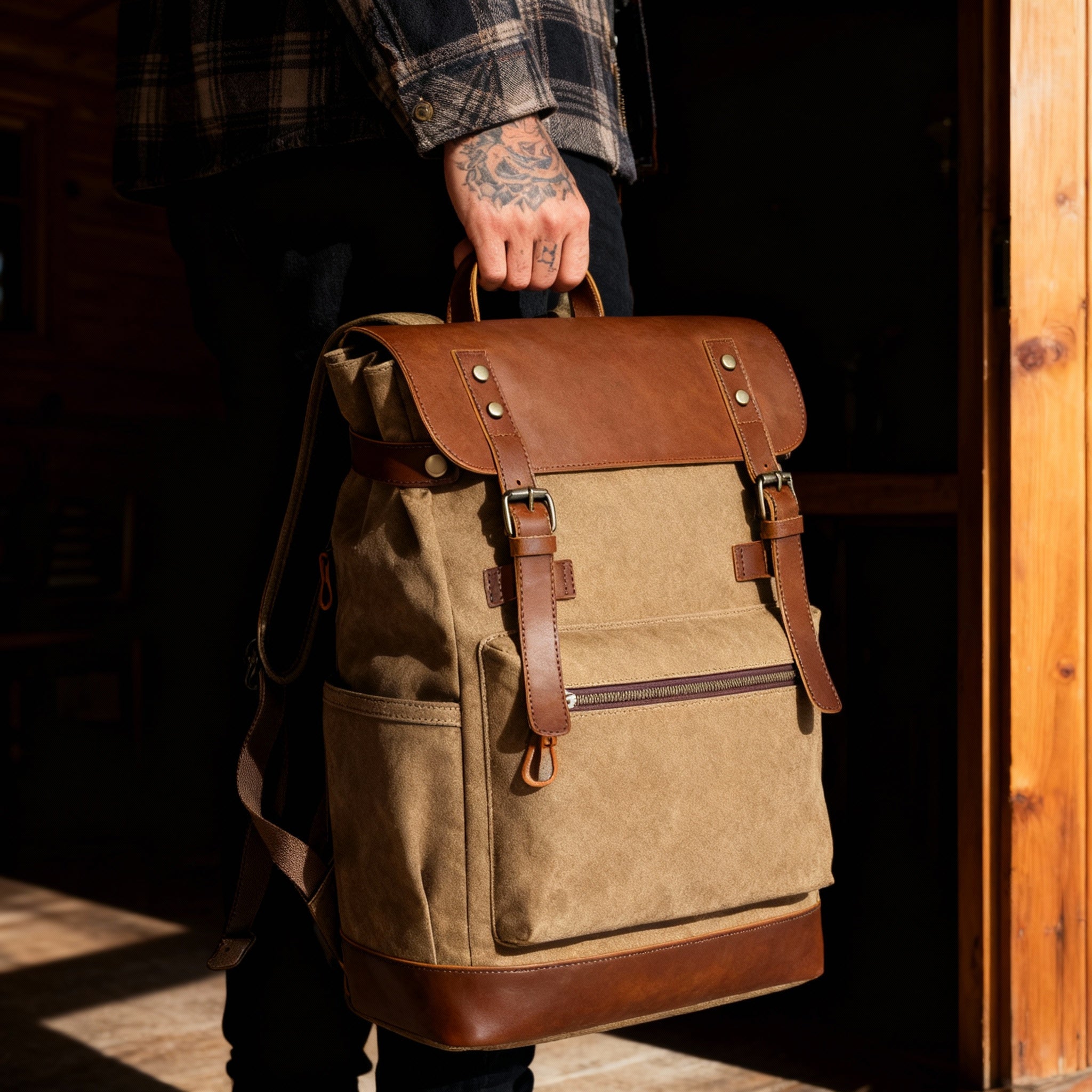 Mustang '05 Canvas Backpack