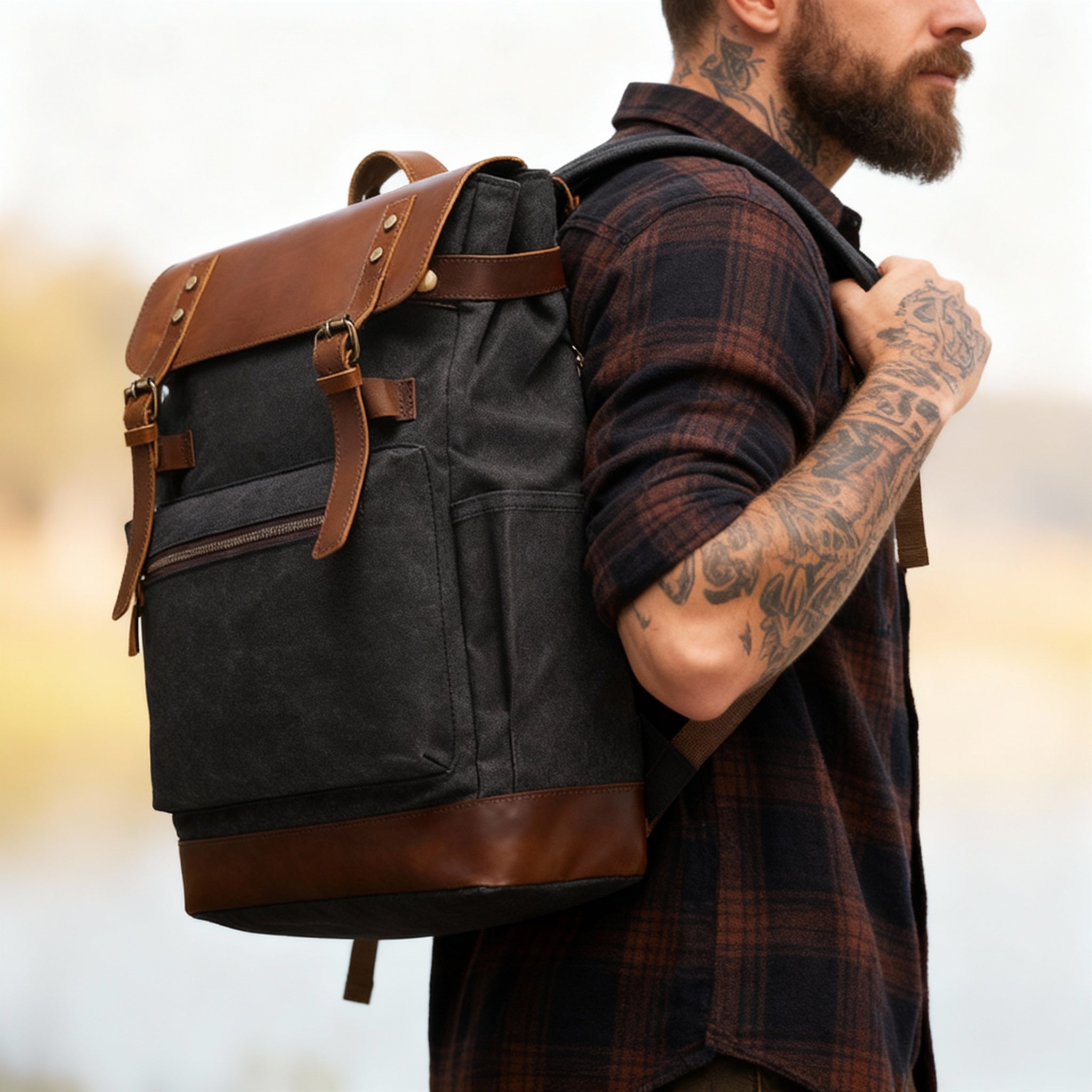 Mustang '05 Canvas Backpack
