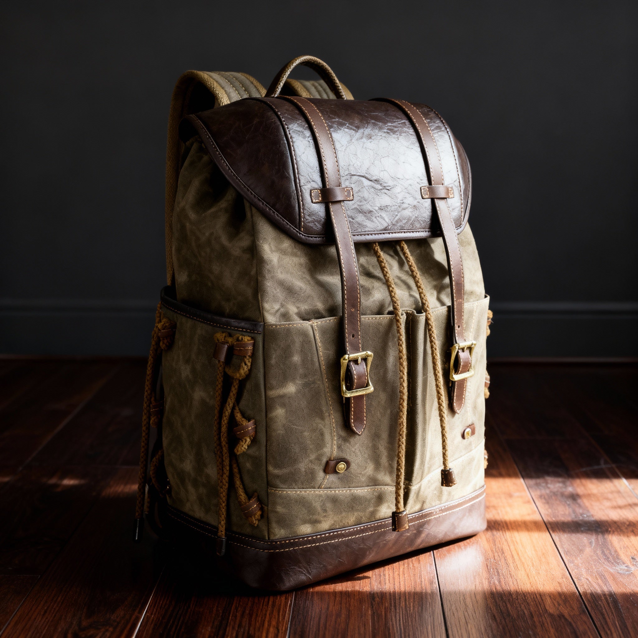 Bear Creek Canvas Backpack