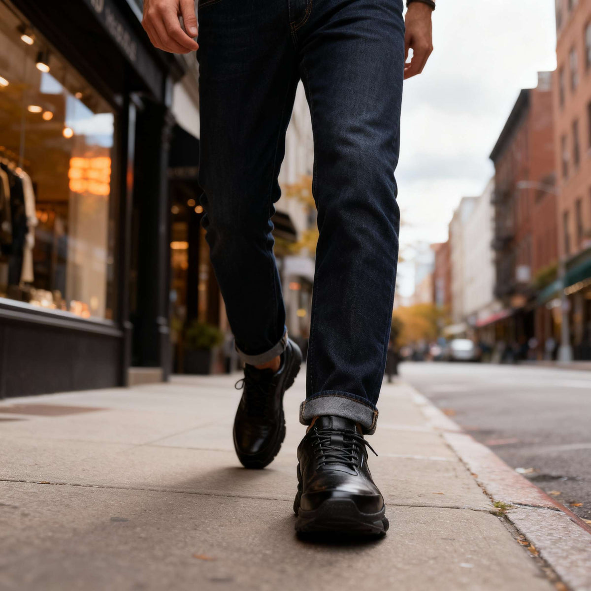 Charles Rivers | Men's Leather Sneakers  - By Qivii