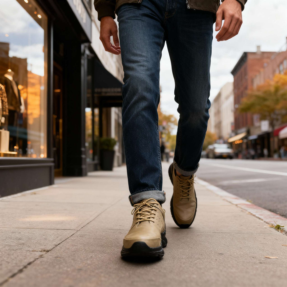 Charles Rivers | Men's Leather Sneakers  - By Qivii
