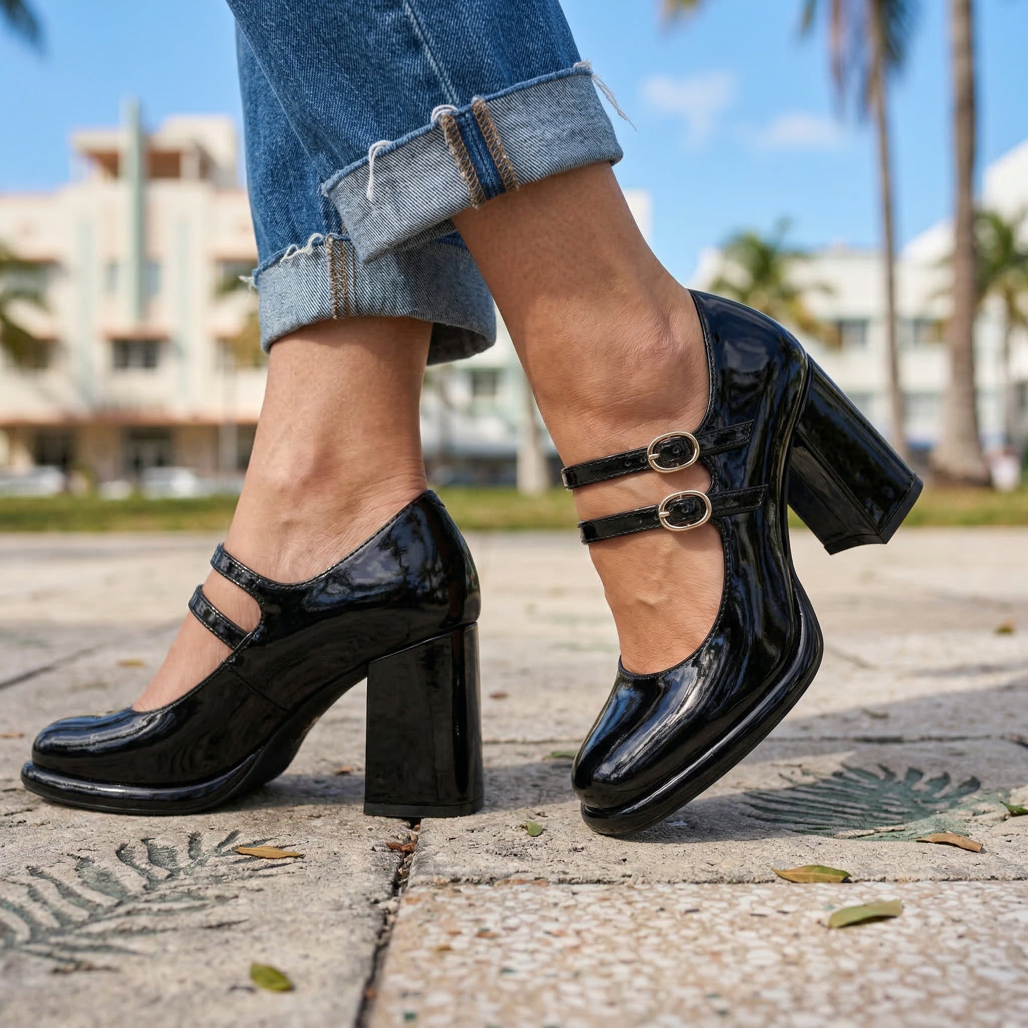 Marissa Twin Strap Loafers