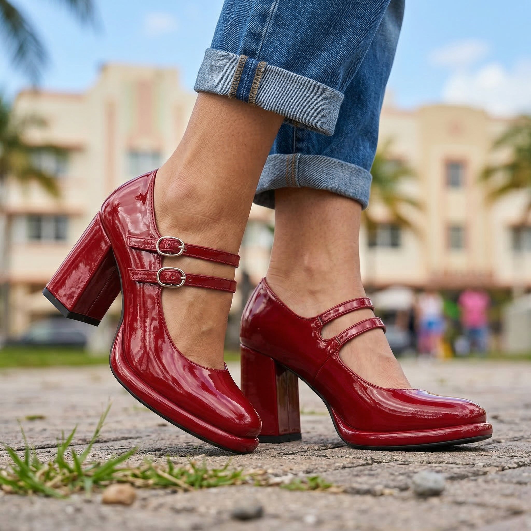 Marissa Twin Strap Loafers