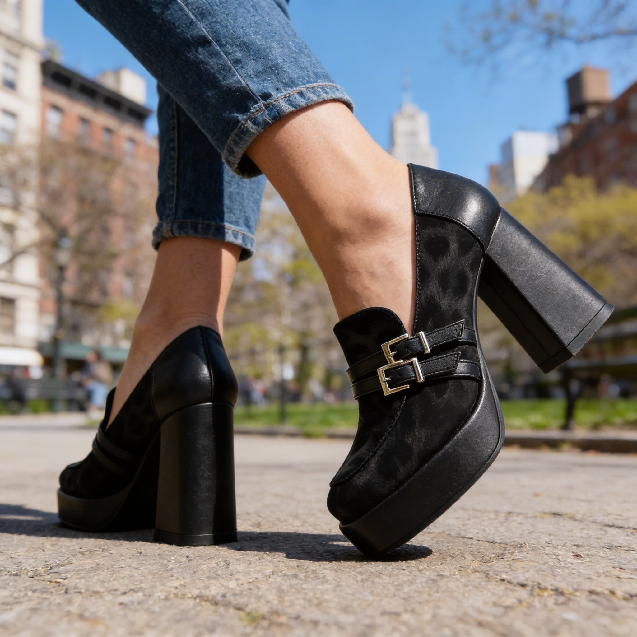 Roxanne Leopard Loafers