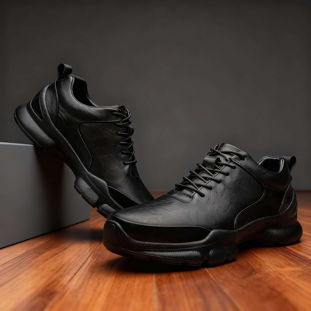 Charles Rivers | Men's Leather Sneakers  - By Qivii