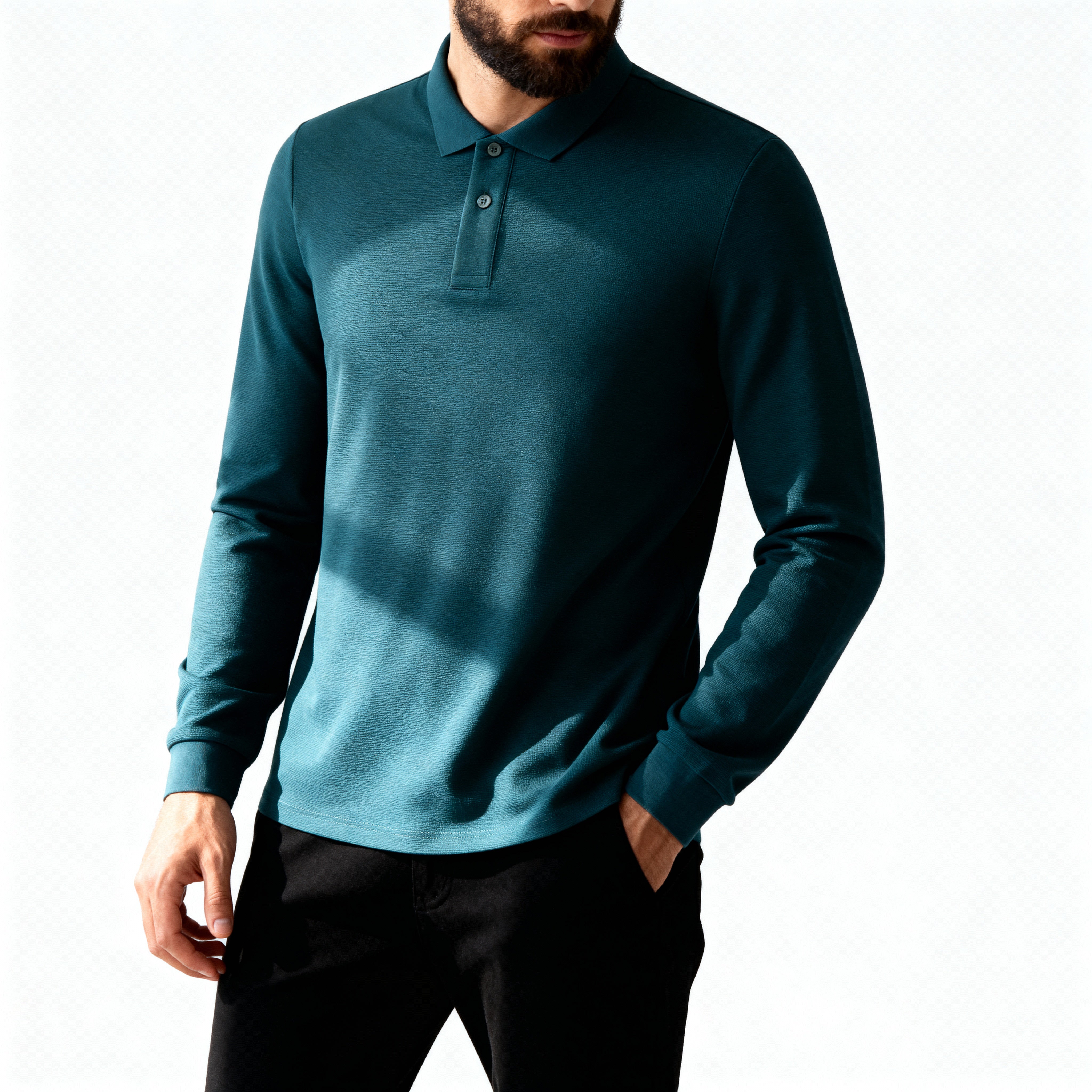 Hilford Long-Sleeve Polo
