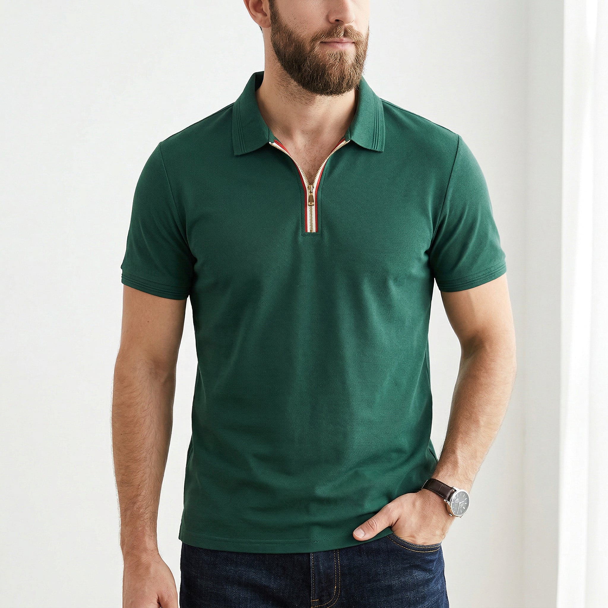 Newbury Quarter-Zip Polo