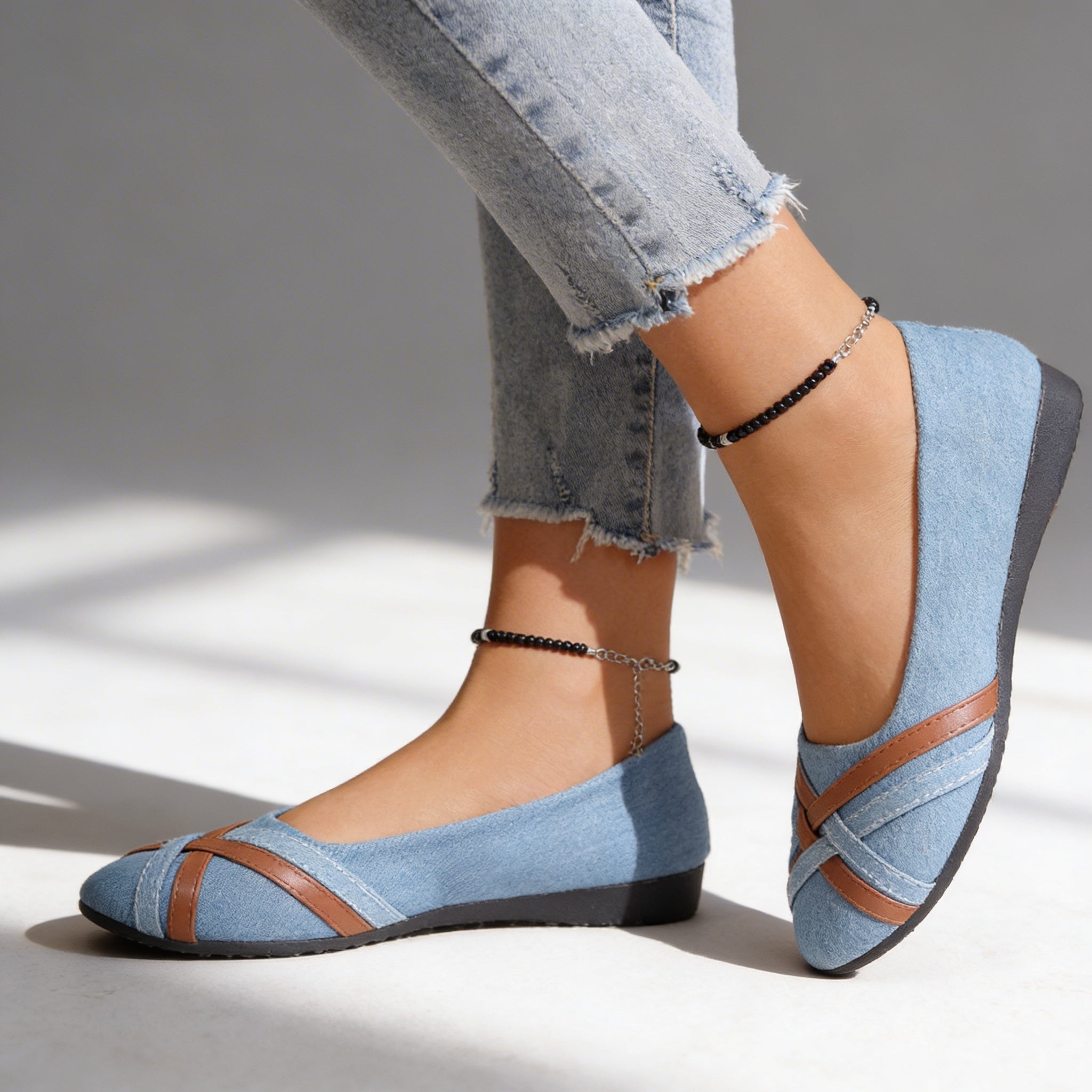 Tessa Canvas Soft Flats
